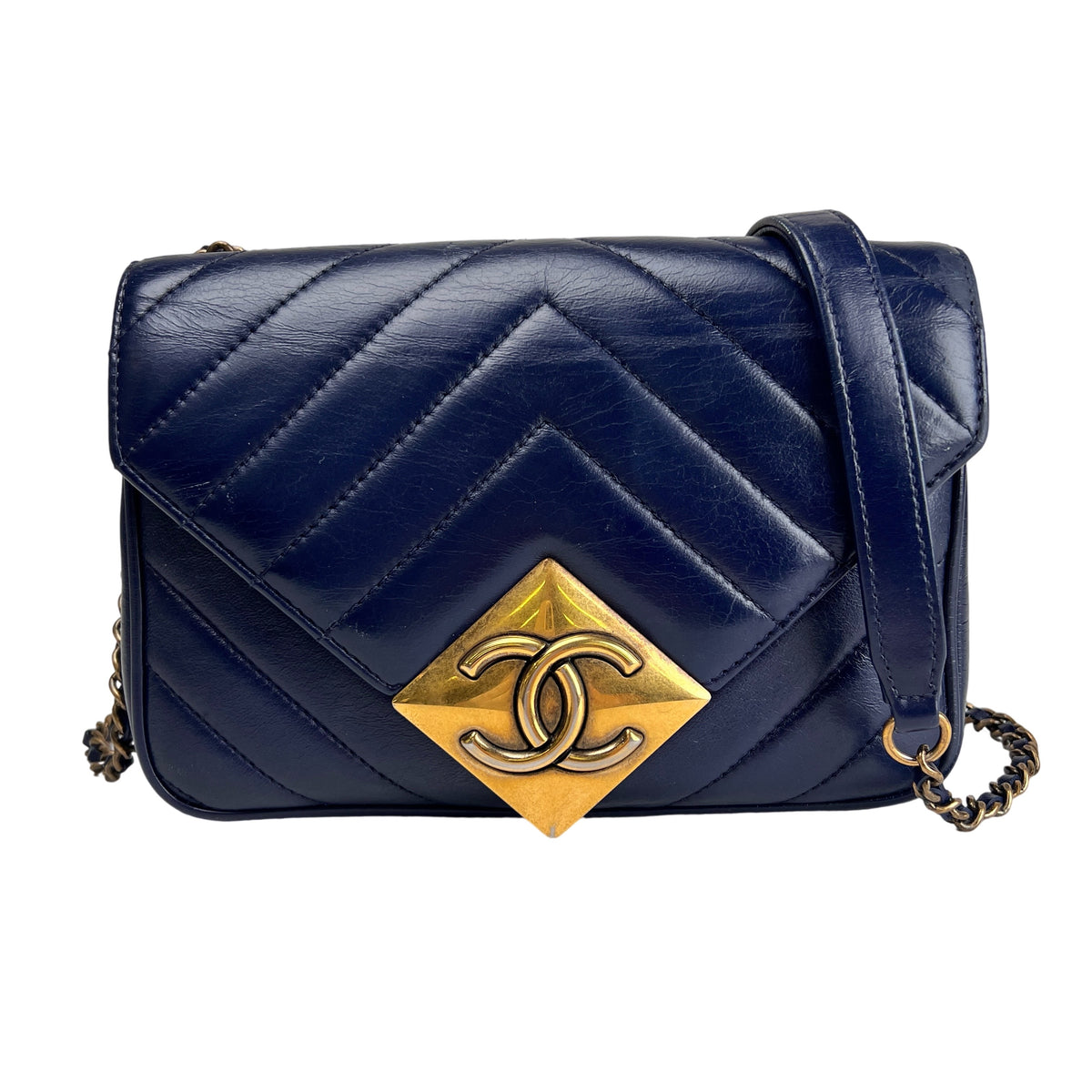 Chanel Navy Shoulder Bags A-16975