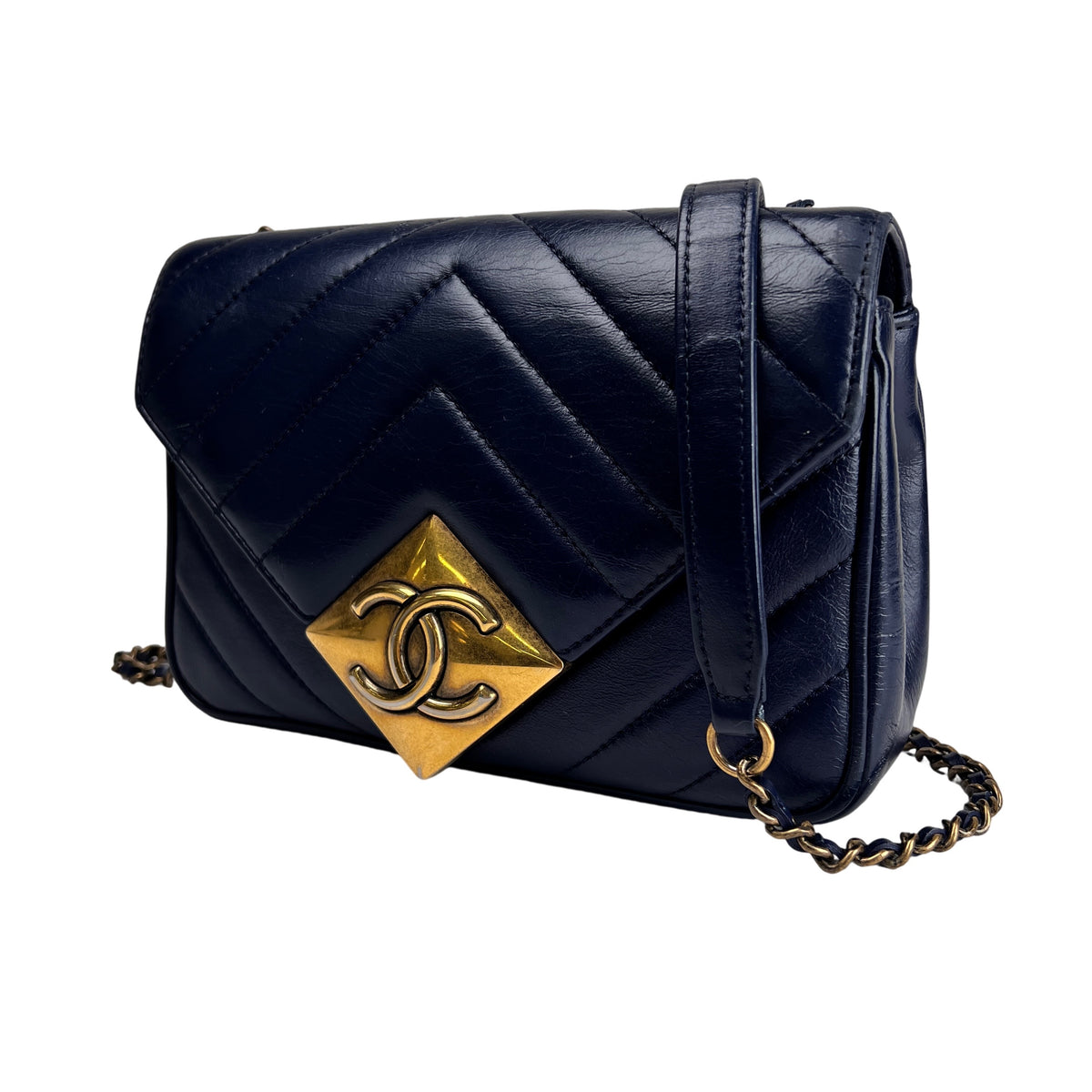 Chanel Navy Shoulder Bags A-16975