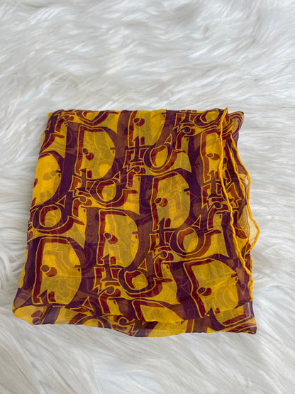 Dior Yellow Scarves A-16981