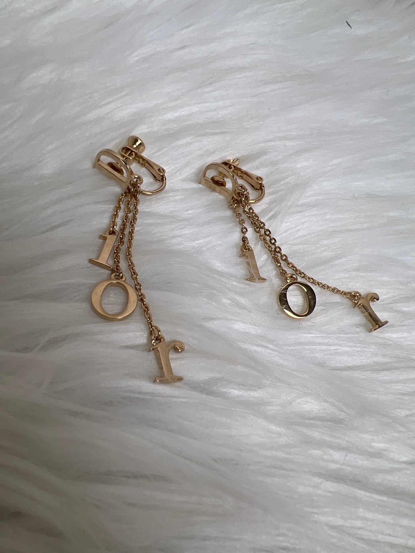 Dior Gold Earrings A-16982