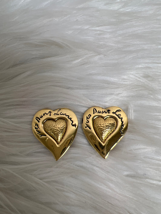 Saint Laurent Gold Earrings A-16988