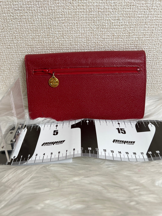 Chanel Red Wallets A-16989
