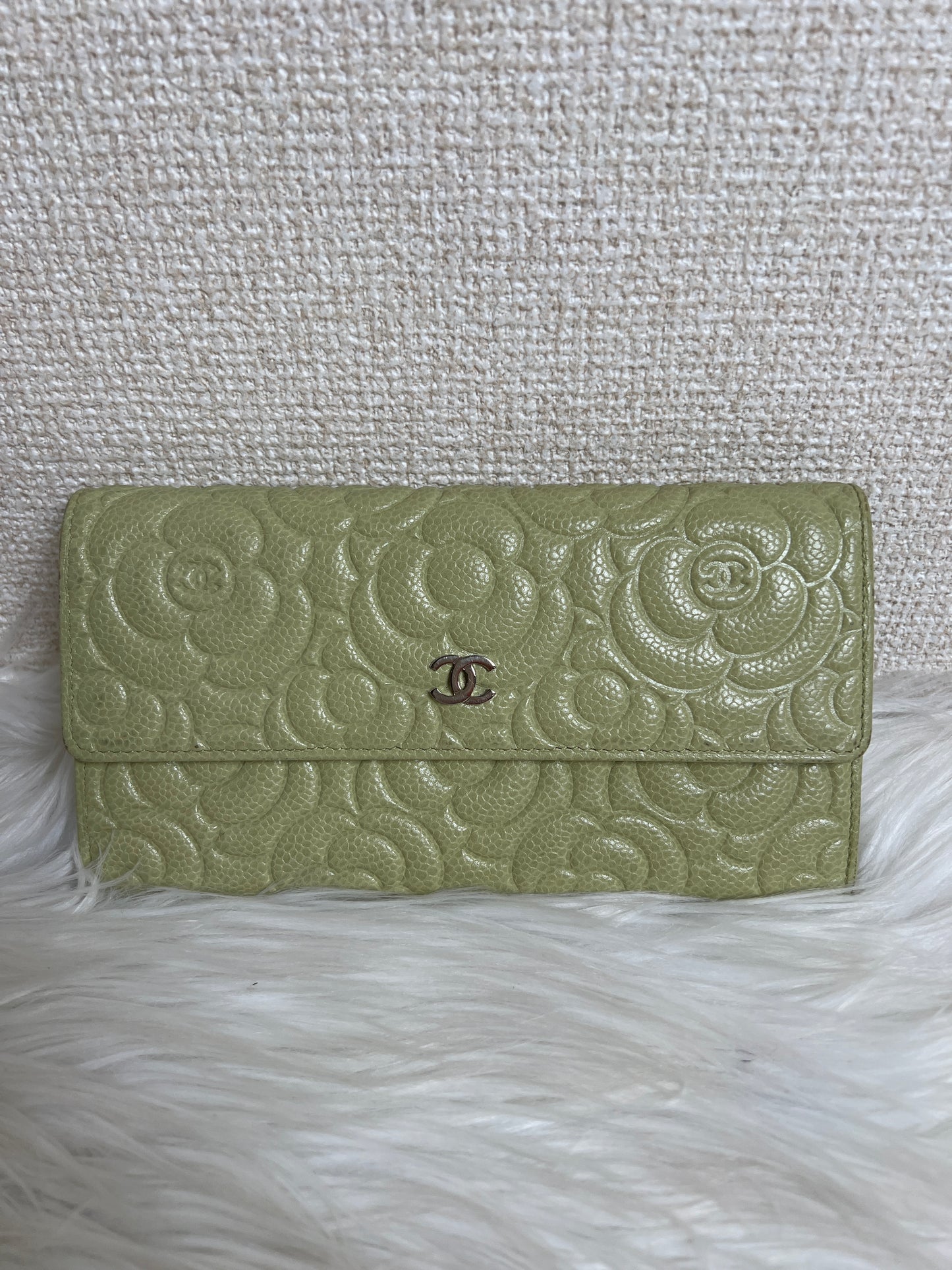 Chanel Green Wallets A-16990