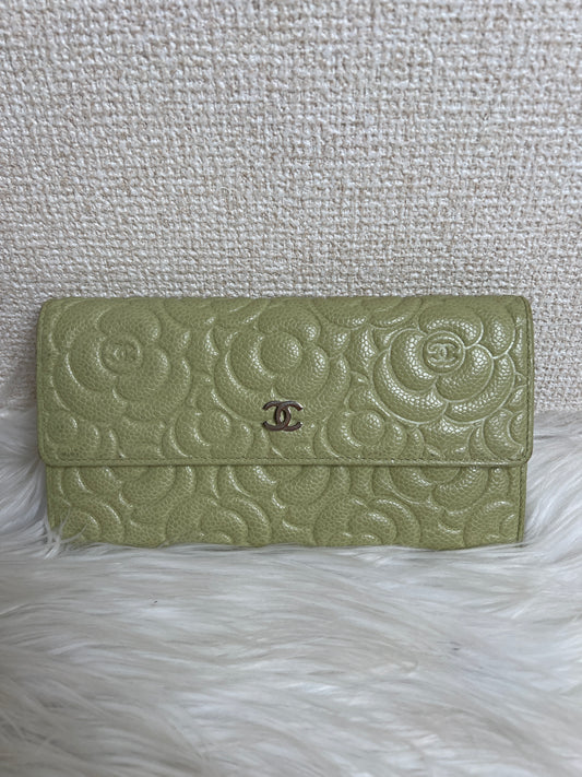Chanel Green Wallets A-16990