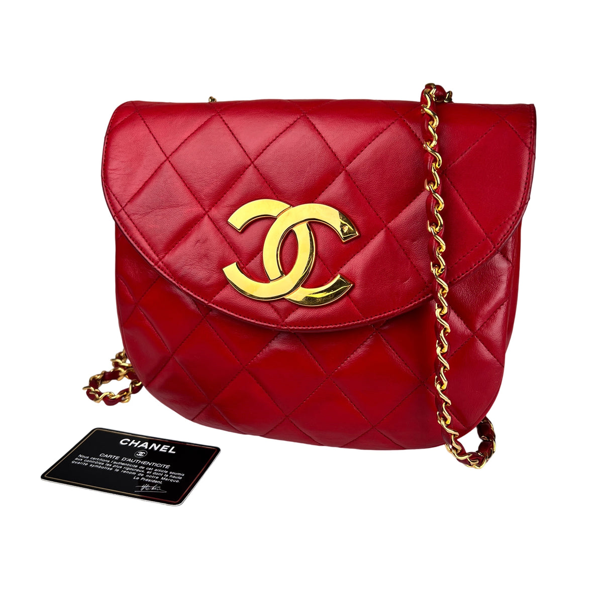Chanel Red Shoulder Bags A-16991