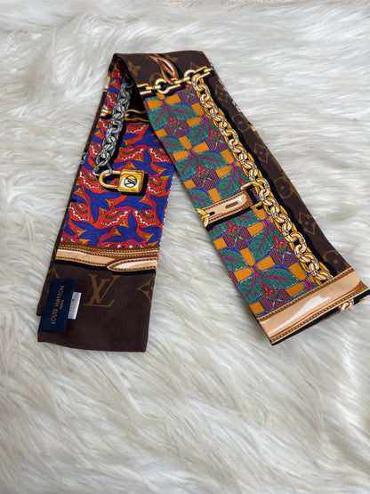 Louis Vuitton Brown Scarves A-16998