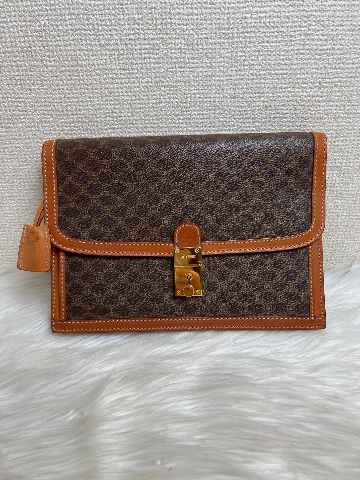 Celine Brown Scarves A-17004