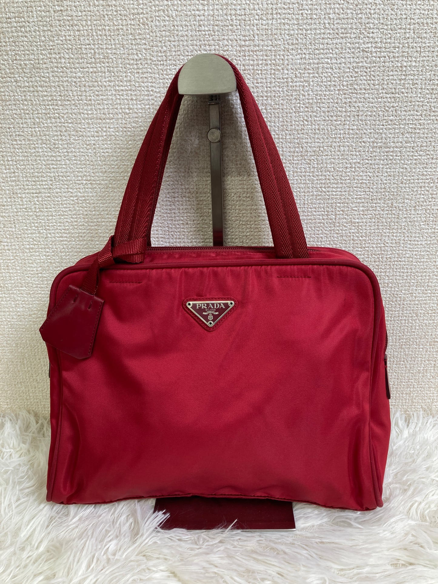 Prada Red Handle Bags A-17027