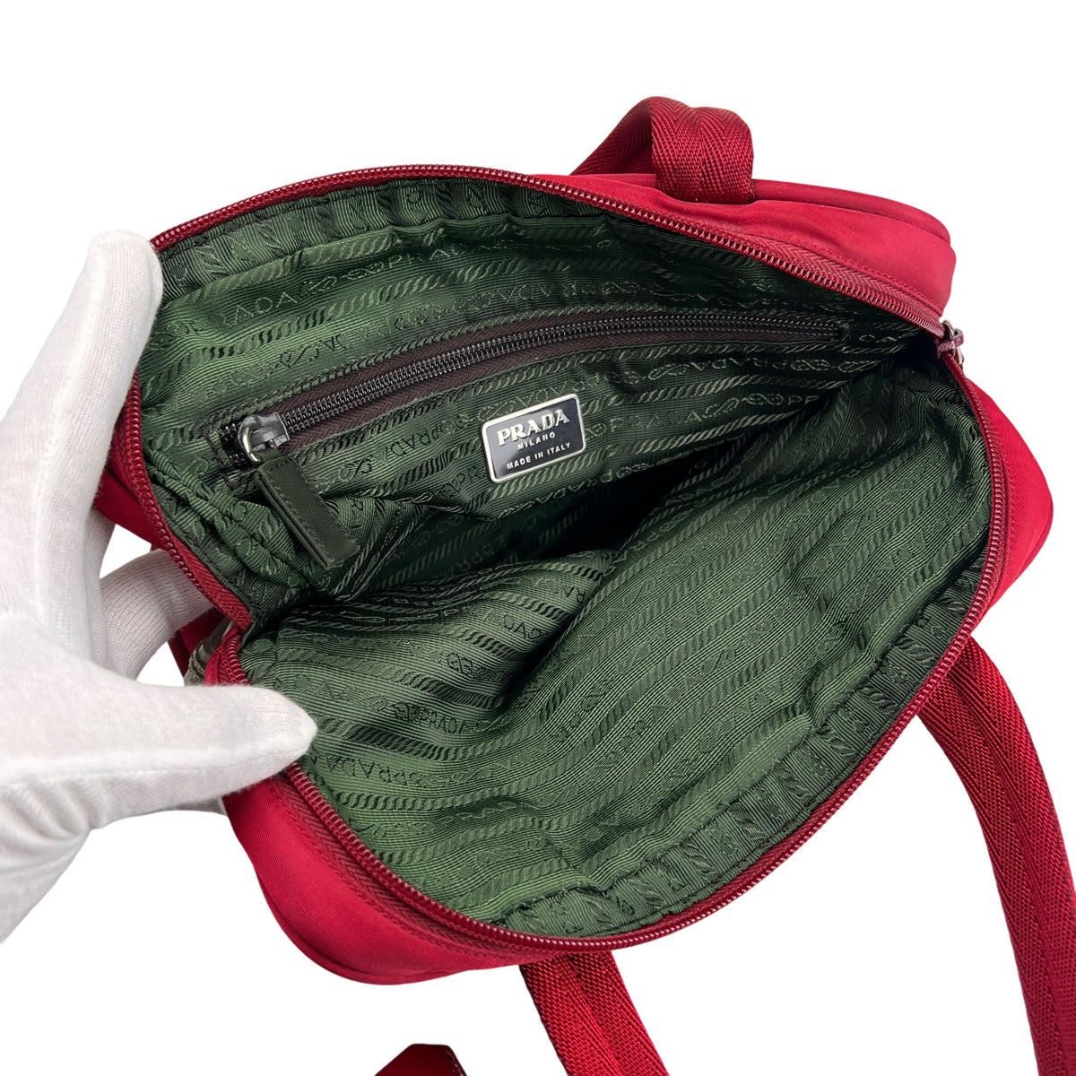 Prada Red Handle Bags A-17027