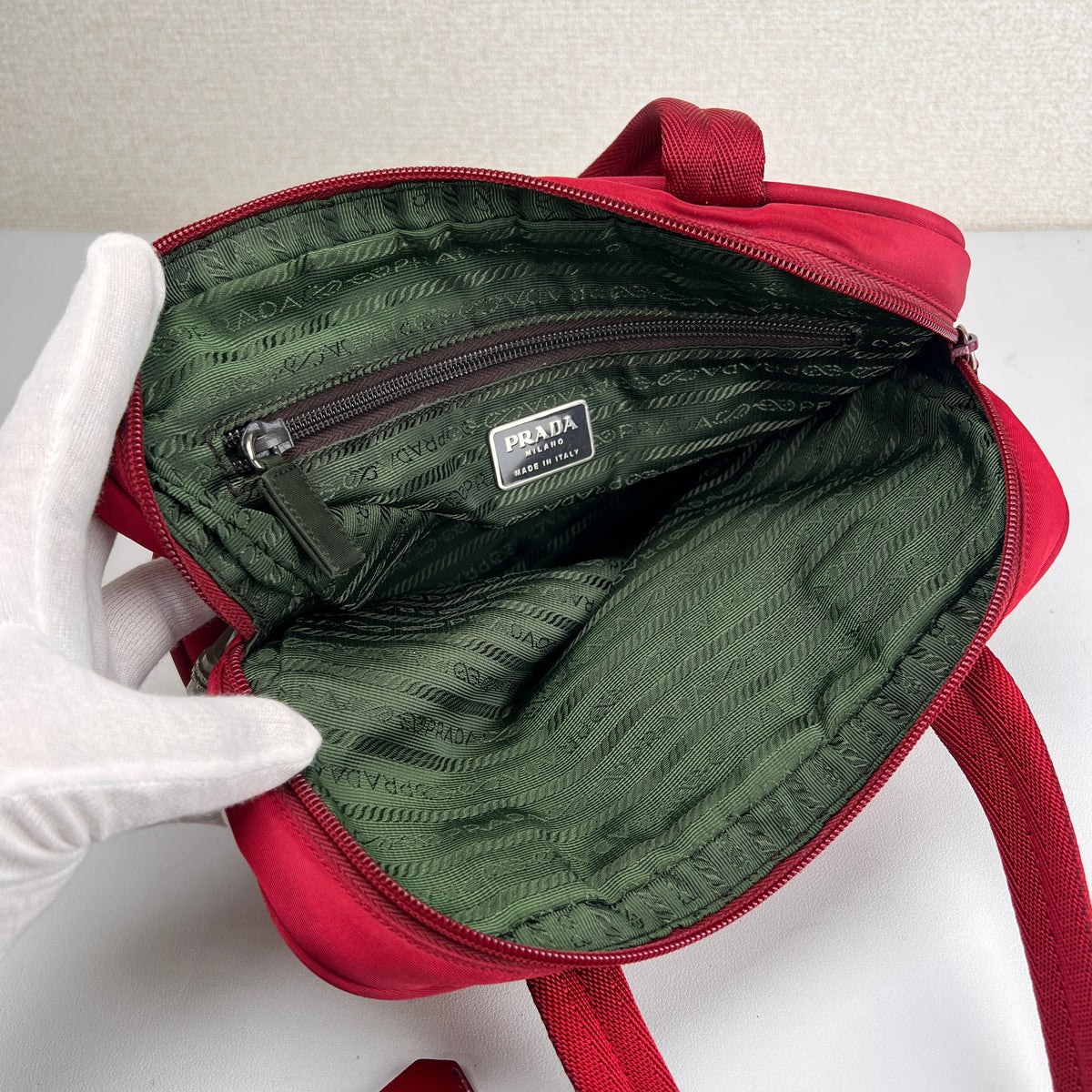 Prada Red Handle Bags A-17027