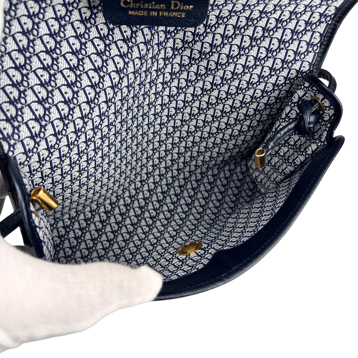 Dior Navy Shoulder Bags A-17052