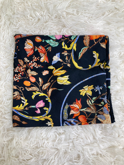 Hermes Navy Scarves A-17099