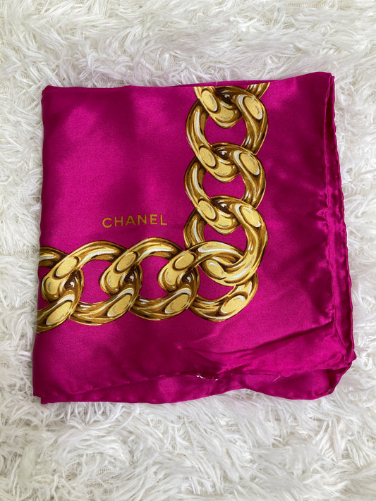 Chanel Pink Scarves A-17100