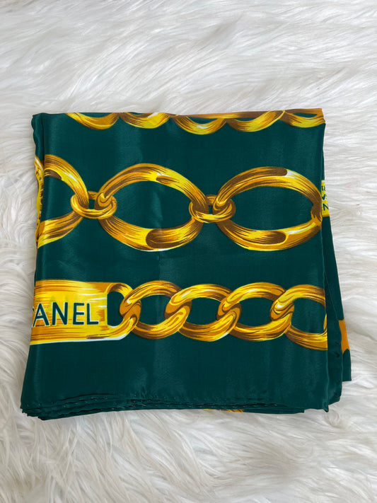 Chanel Green Scarves A-17103