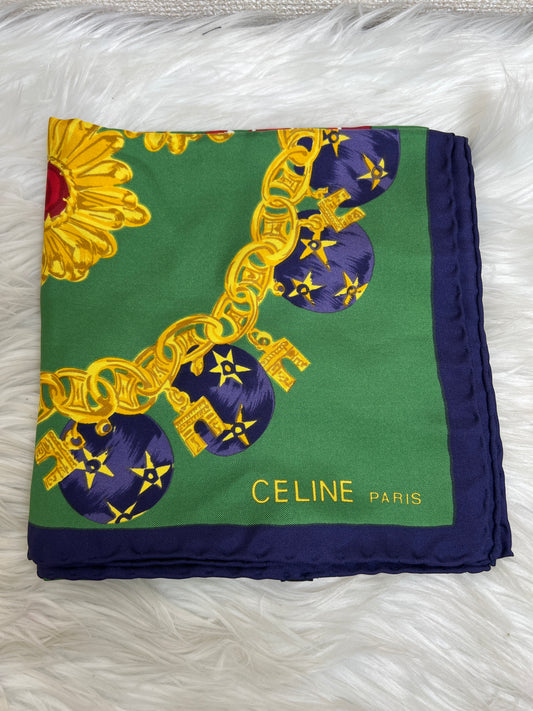 Celine Green Scarves A-17106