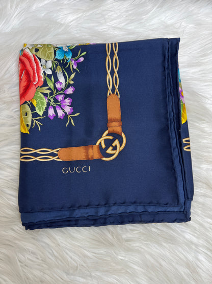 Gucci Navy Scarves A-17109