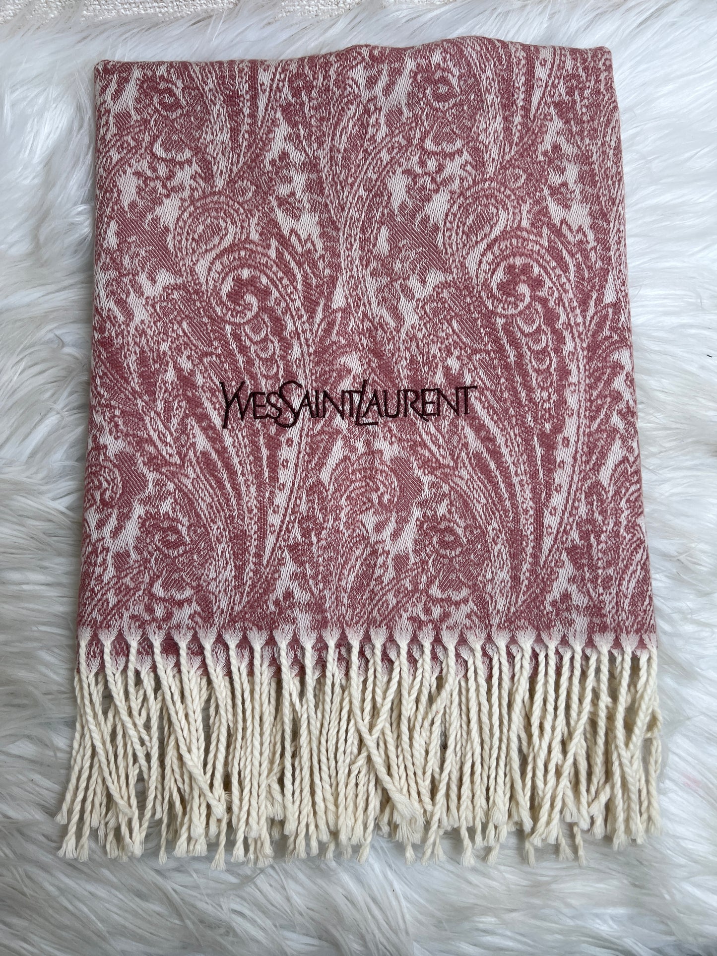 Saint Laurent Red Scarves A-17120