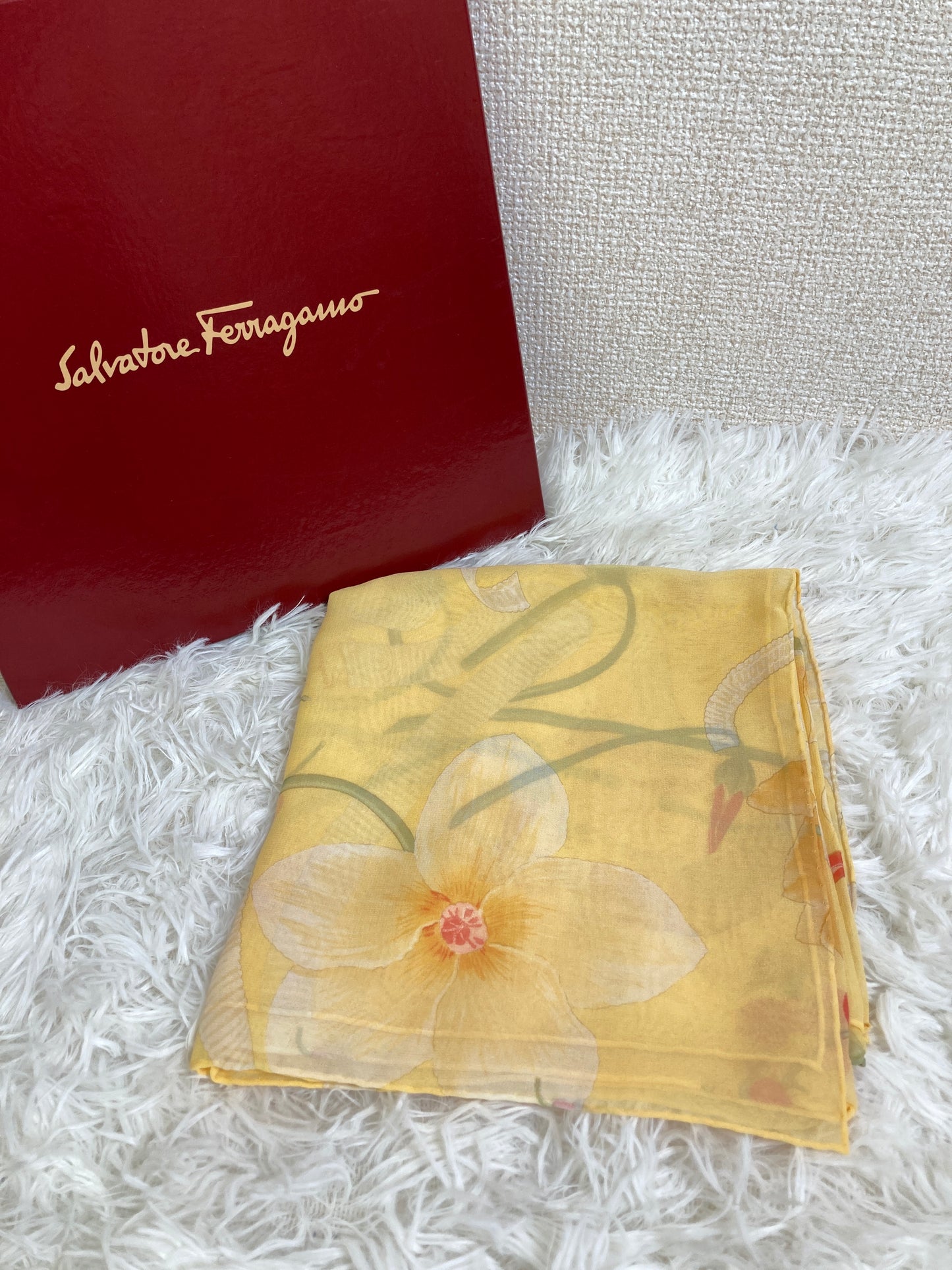 Ferragamo Yellow Scarves A-17130