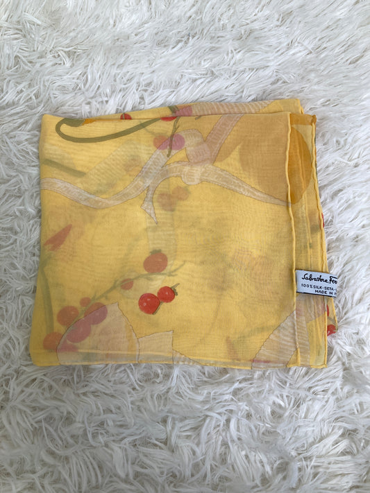 Ferragamo Yellow Scarves A-17130