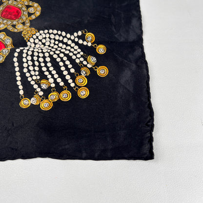 Chanel Black Scarves A-17145