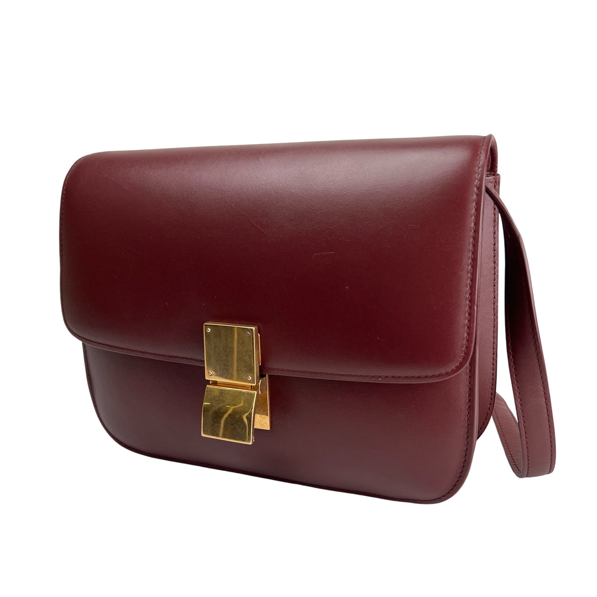 Celine Bordeaux Shoulder Bags A-17160