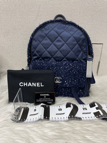 Chanel Navy Backpacks A-17172
