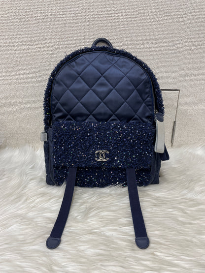 Chanel Navy Backpacks A-17172