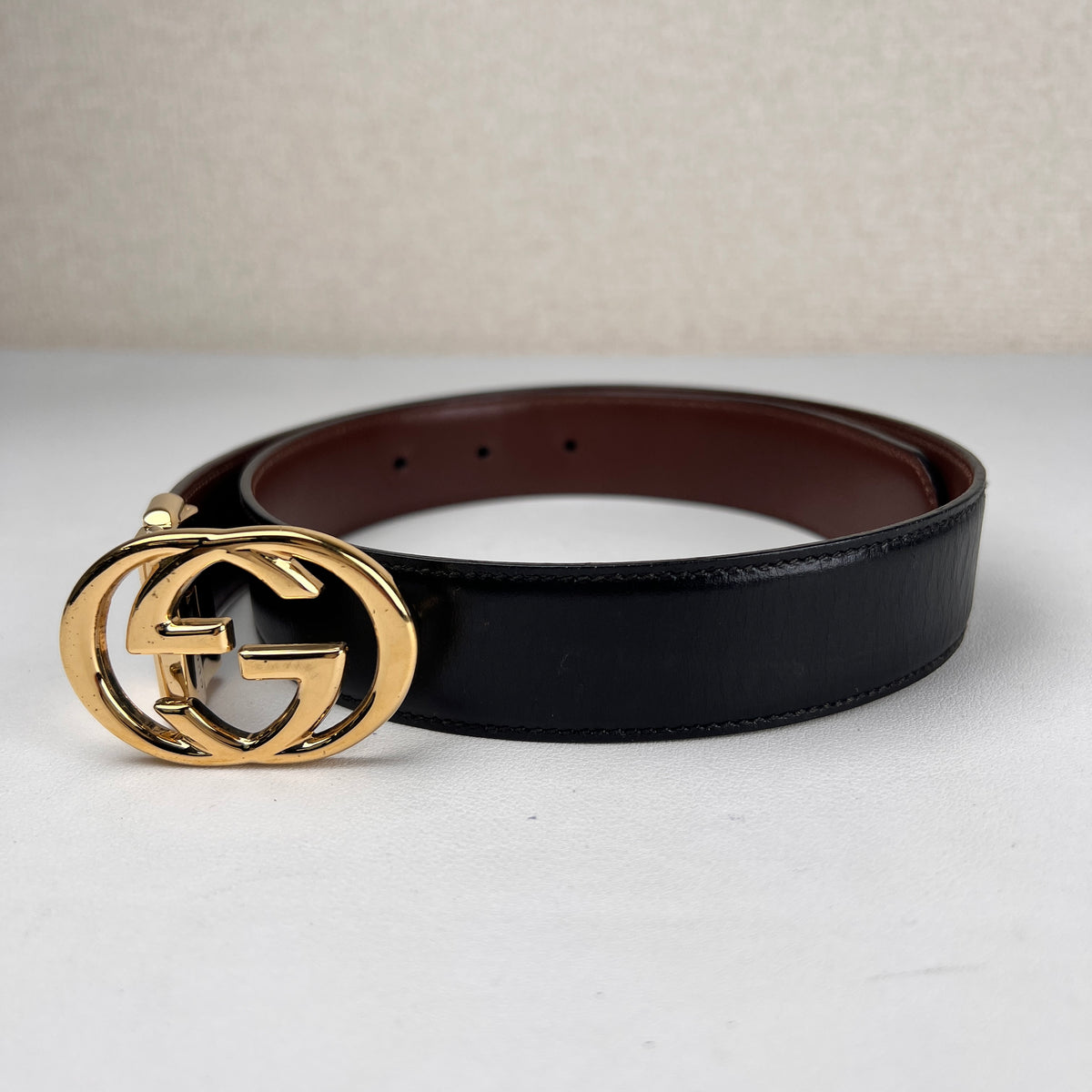 Gucci Black Belts A-17187