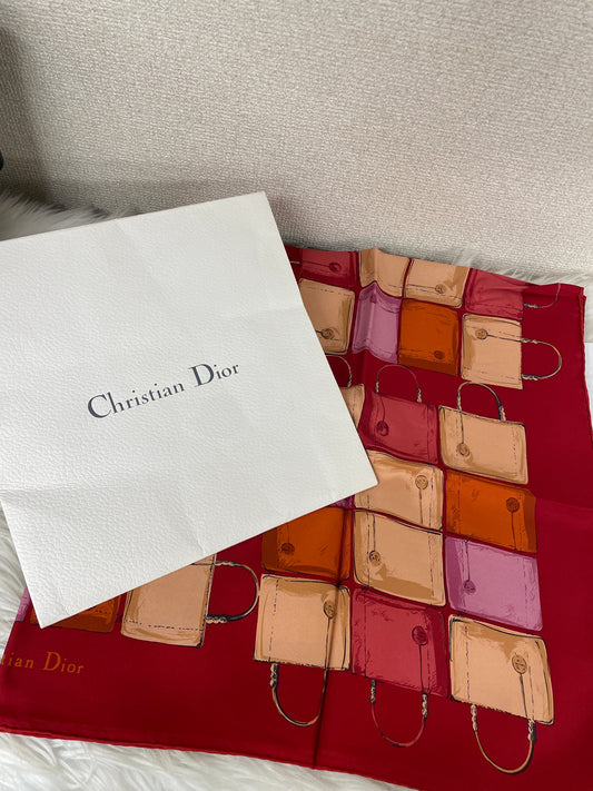 Dior Red Scarves A-17211