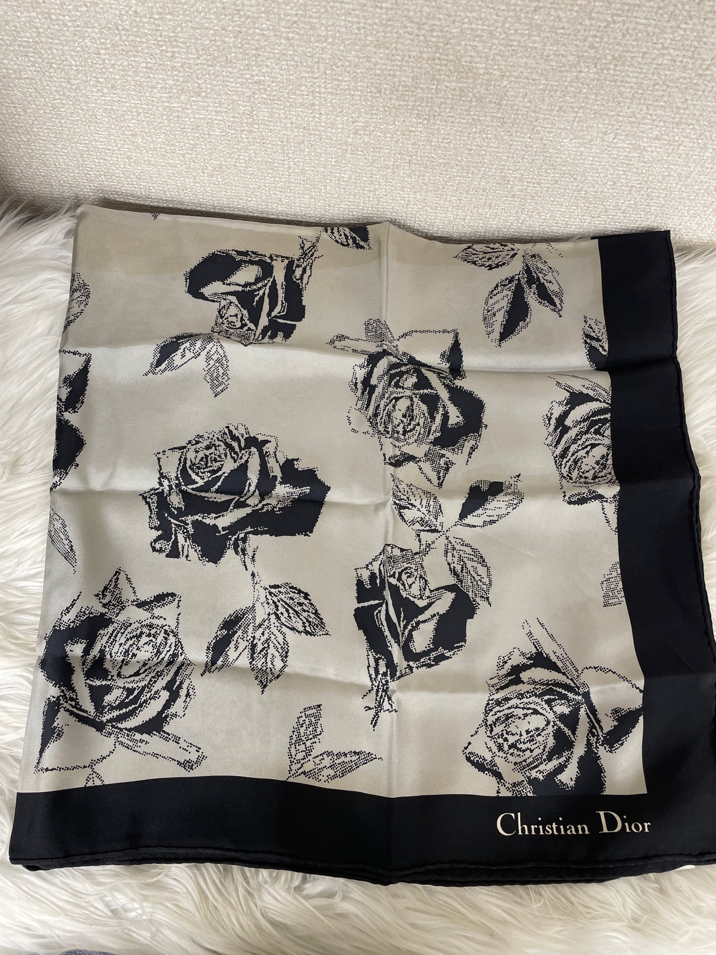 Dior Gray Scarves A-17212