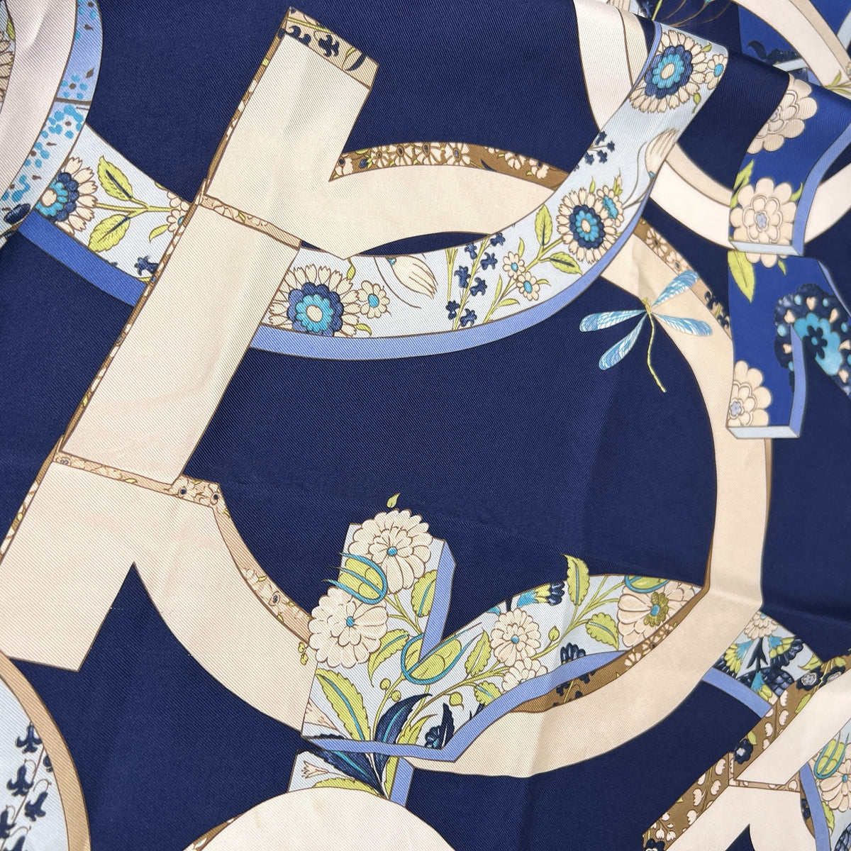 Ferragamo Navy Scarves A-17217