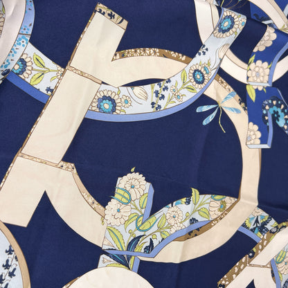 Ferragamo Navy Scarves A-17217
