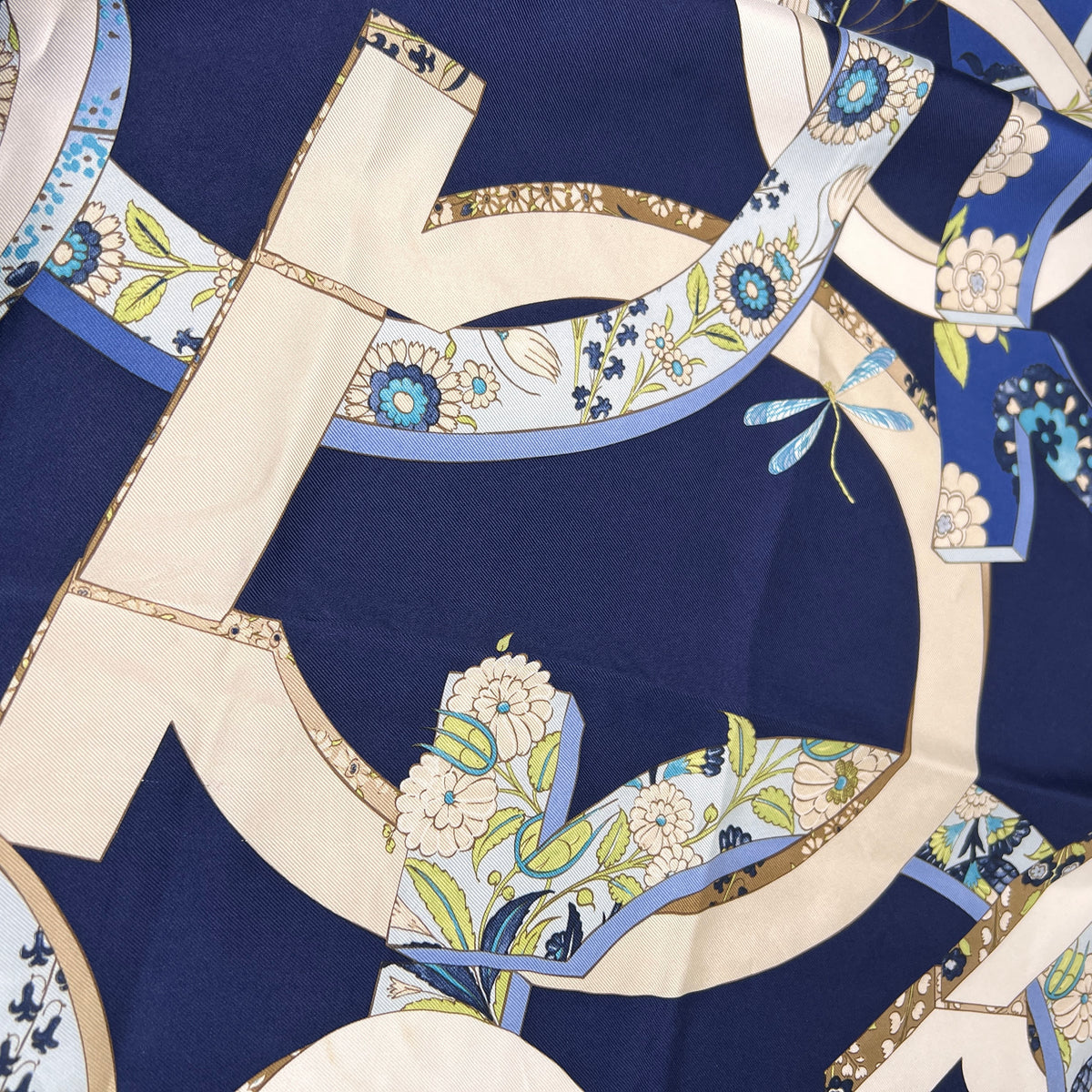 Ferragamo Navy Scarves A-17217