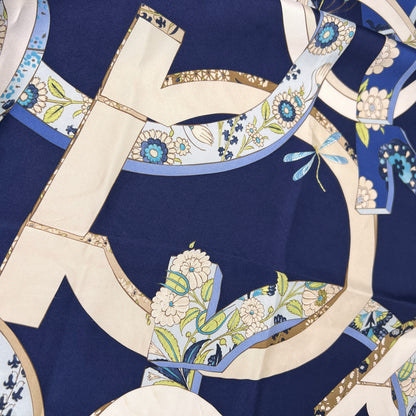 Ferragamo Navy Scarves A-17217