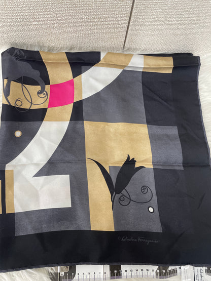 Ferragamo Black Scarves A-17218