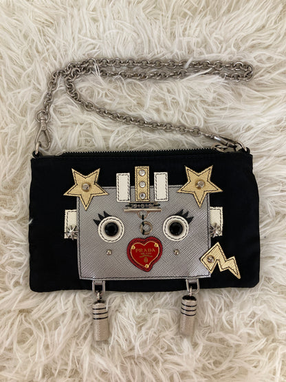 Prada Black Shoulder Bags A-17227