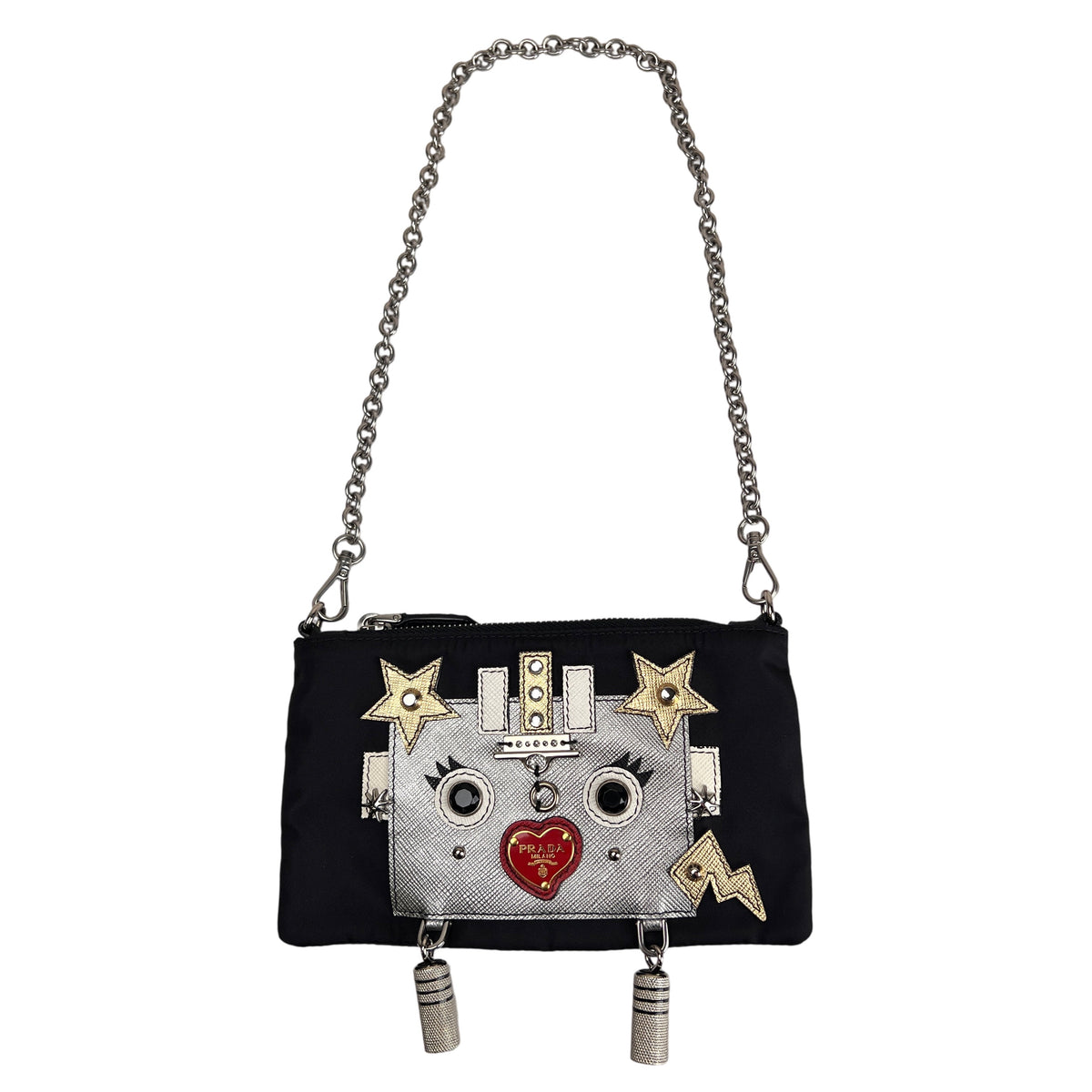 Prada Black Shoulder Bags A-17227