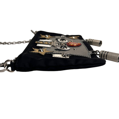 Prada Black Shoulder Bags A-17227