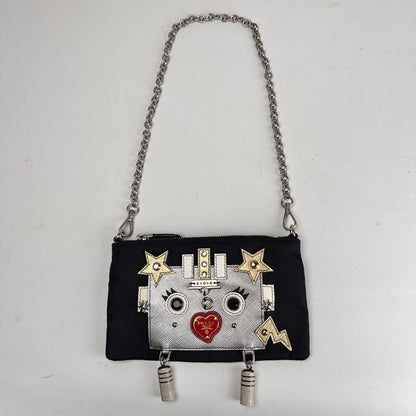 Prada Black Shoulder Bags A-17227