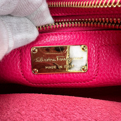 Ferragamo Purple Handle Bags A-17230