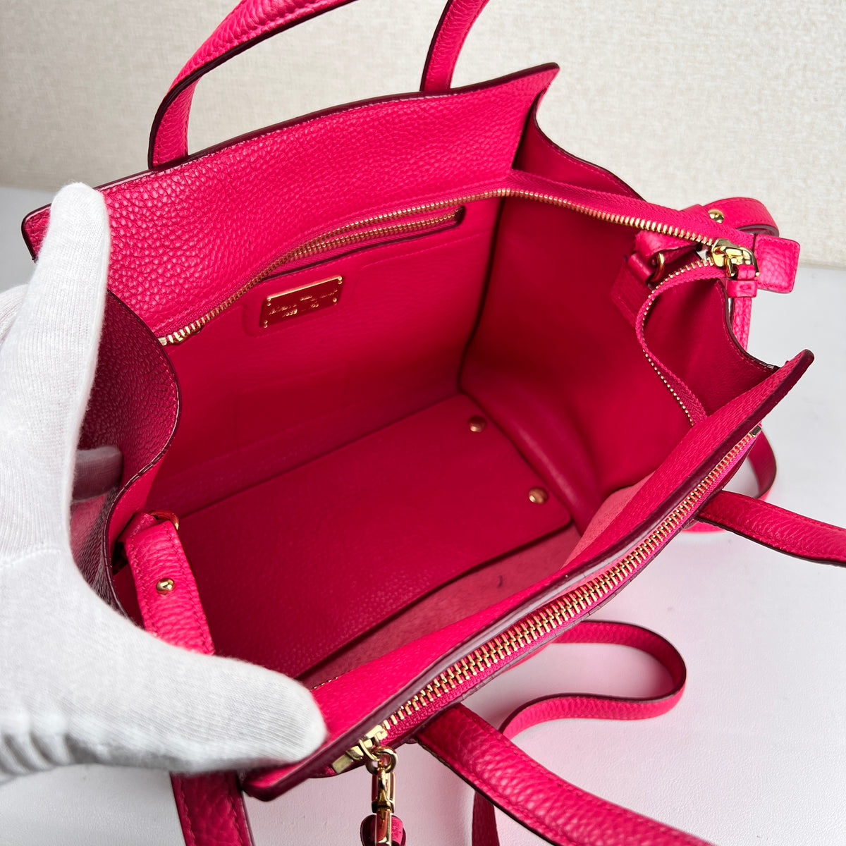 Ferragamo Purple Handle Bags A-17230