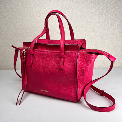 Ferragamo Purple Handle Bags A-17230