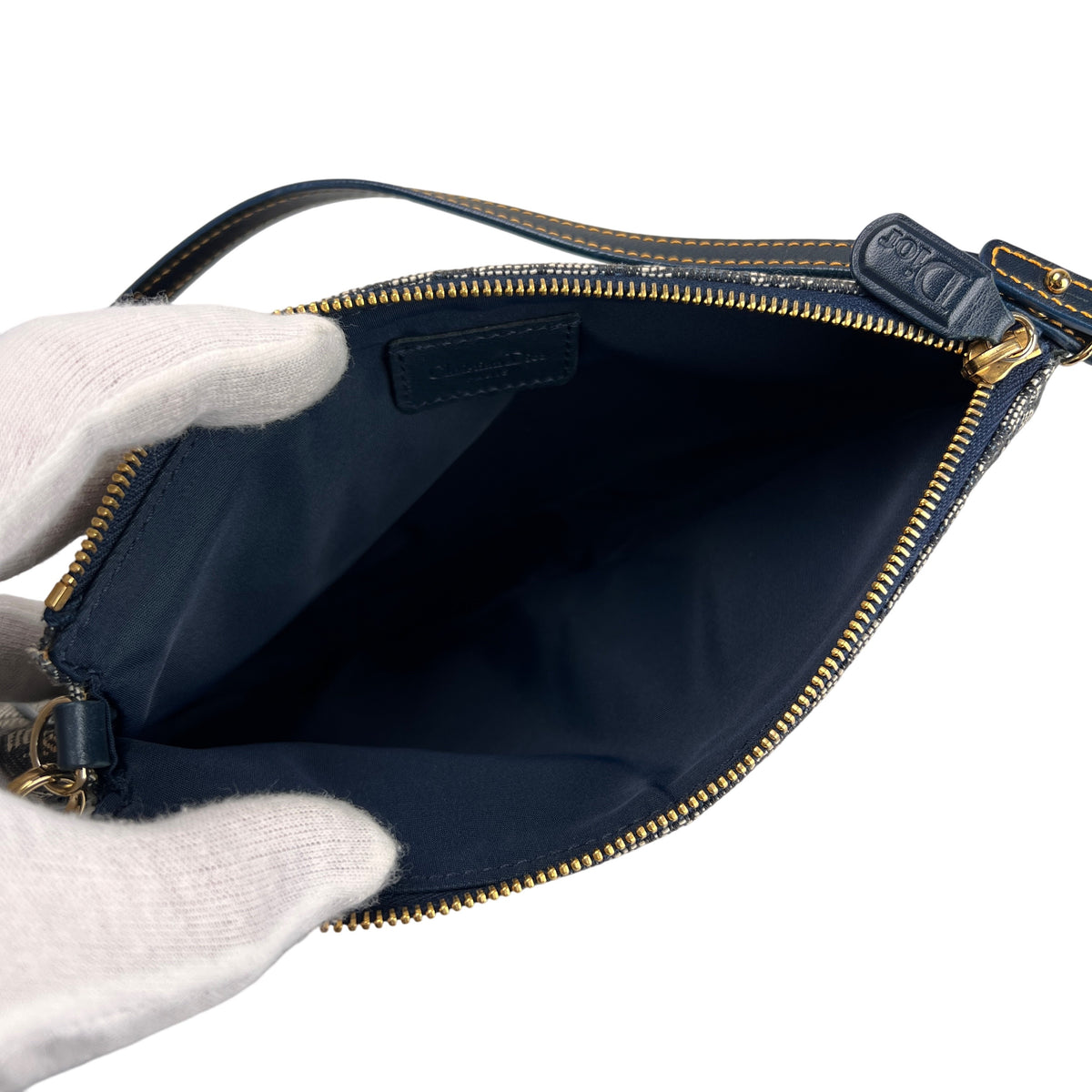 Dior Navy Handle Bags A-17233