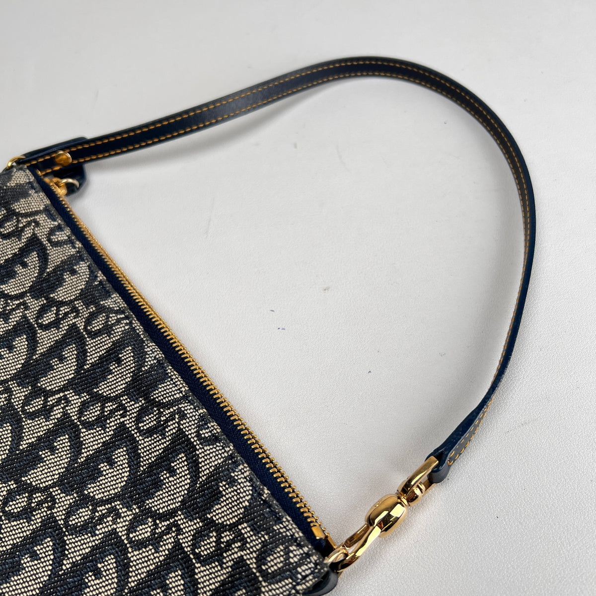 Dior Navy Handle Bags A-17233