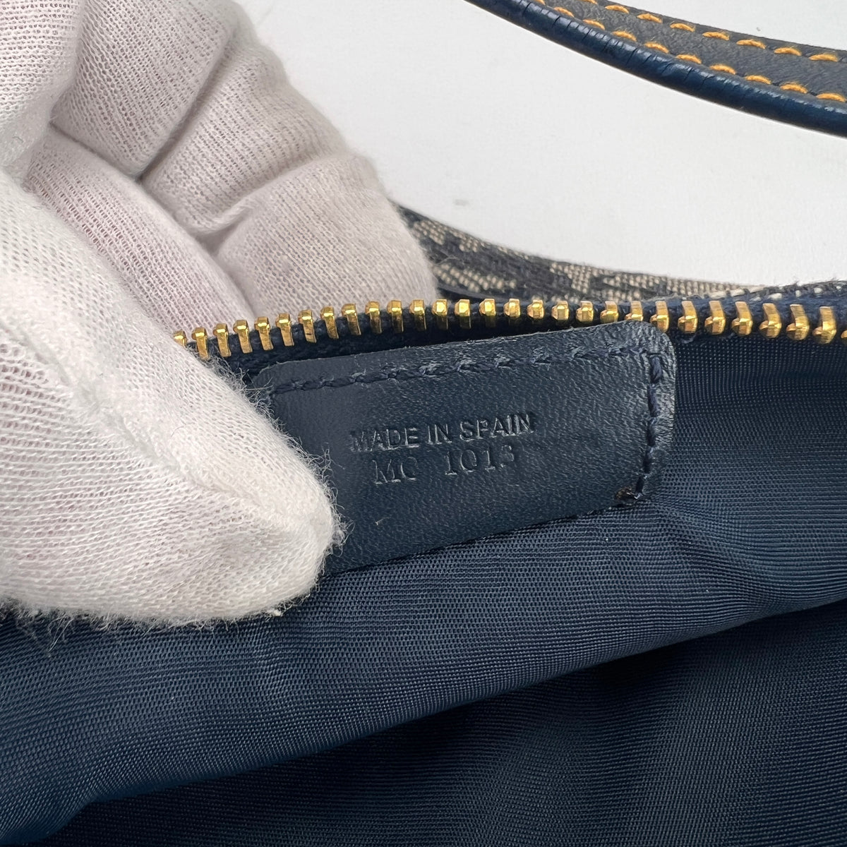 Dior Navy Handle Bags A-17233