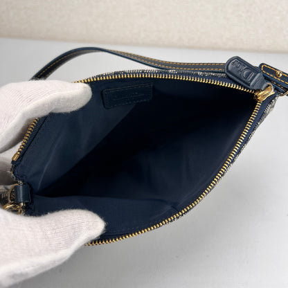 Dior Navy Handle Bags A-17233