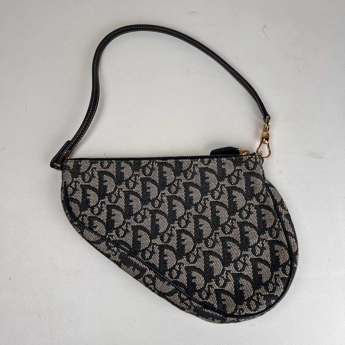 Dior Navy Handle Bags A-17233