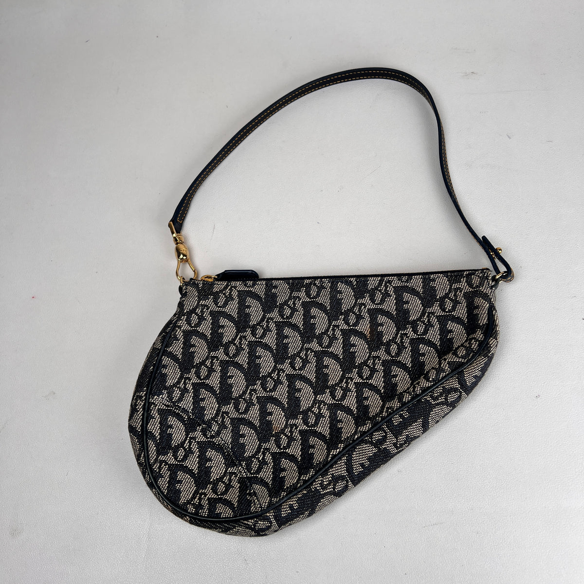 Dior Navy Handle Bags A-17233