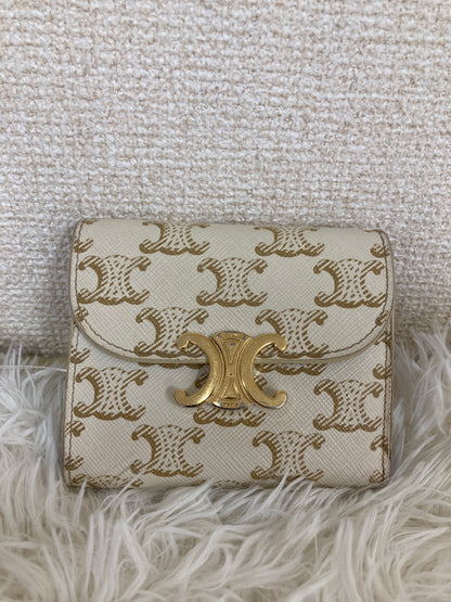 Celine White Wallets A-17258
