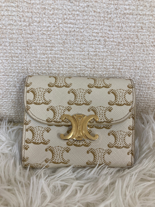 Celine White Wallets A-17258